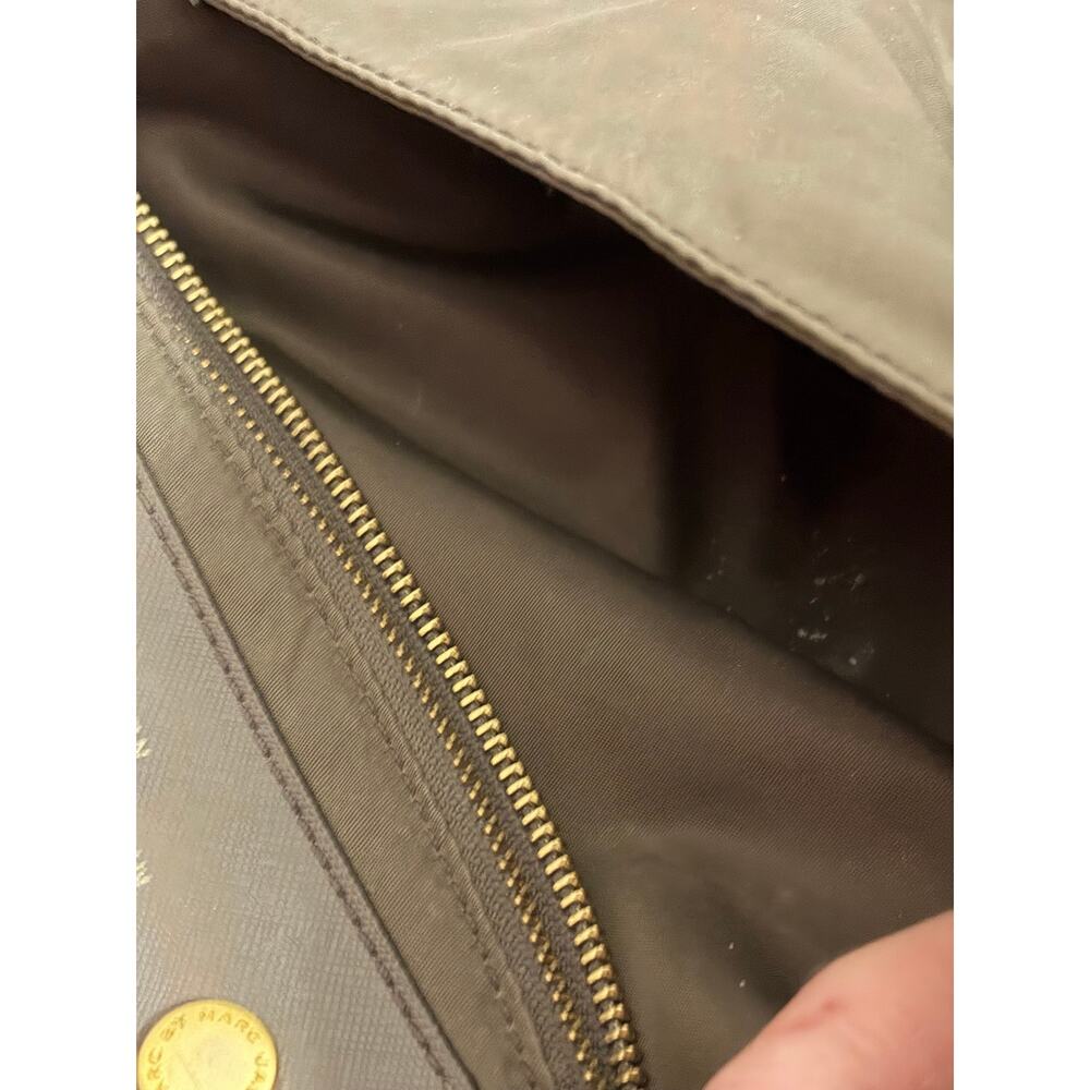 Marc Jacobs Purse Nylon Shoulder Bag Dark Green Gray Preppy Y2K Streetwear Bags - Picture 5 of 13